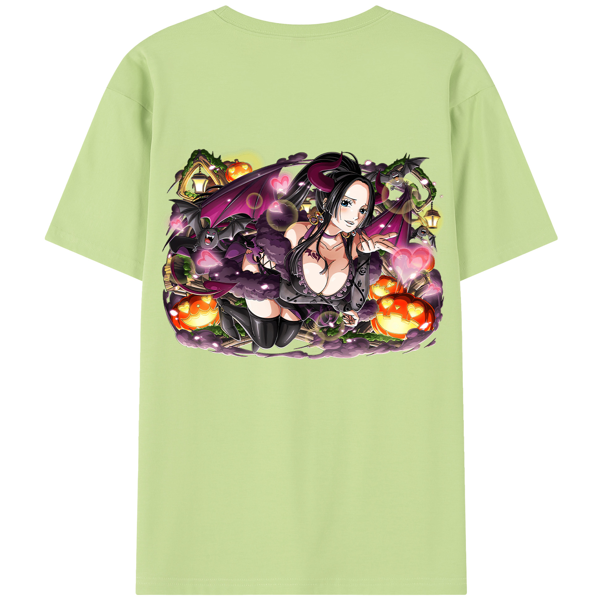 ワンピース ボア・ハンコック ONE PIECE Boa·Hancock 綿100％半袖Tシャツ（背面プリント）